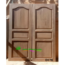 ประตูไม้สักบานเดี่ยว รหัส D178